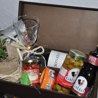 Cesta de vinhos