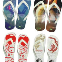chinelos personalizados em silk e transfer