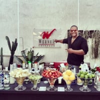 Vidal Bartender na inauguração do salão Werner Coiffeur de Laranjeiras - RJ.