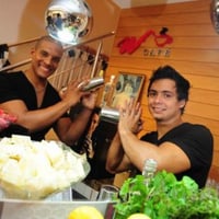 Vidal Bartender na inauguração do salão Werner Coiffeur do Jardim Botânico - RJ.