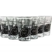 Copinhos de Tequila personalizados com noivinhos e nomes do casal. Excelente opção de Lembrancinhas 