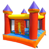 Castelinho inflável disponível em aluguel de brinquedos para festa infantil em https://vrfestas.com.