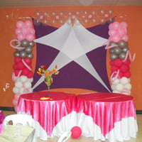 Decoração com lycra