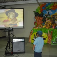 Telão festa infantil