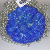 Buquê azul.