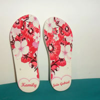 chinelos personalizados - 15,00