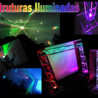 Estrutura Boxtruss Iluminada