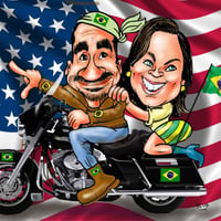 Casal a cores